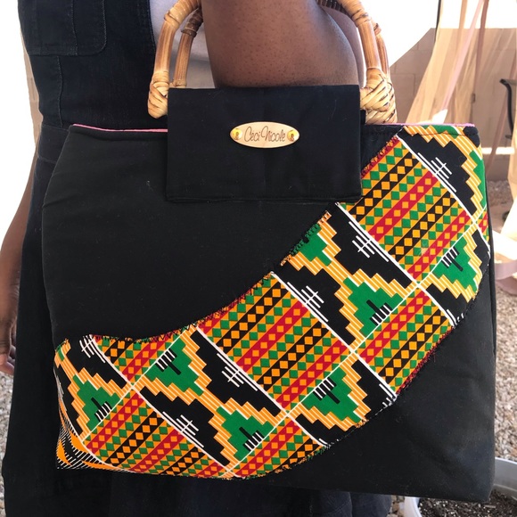 African Kente hand Bag - Picture 3 of 3